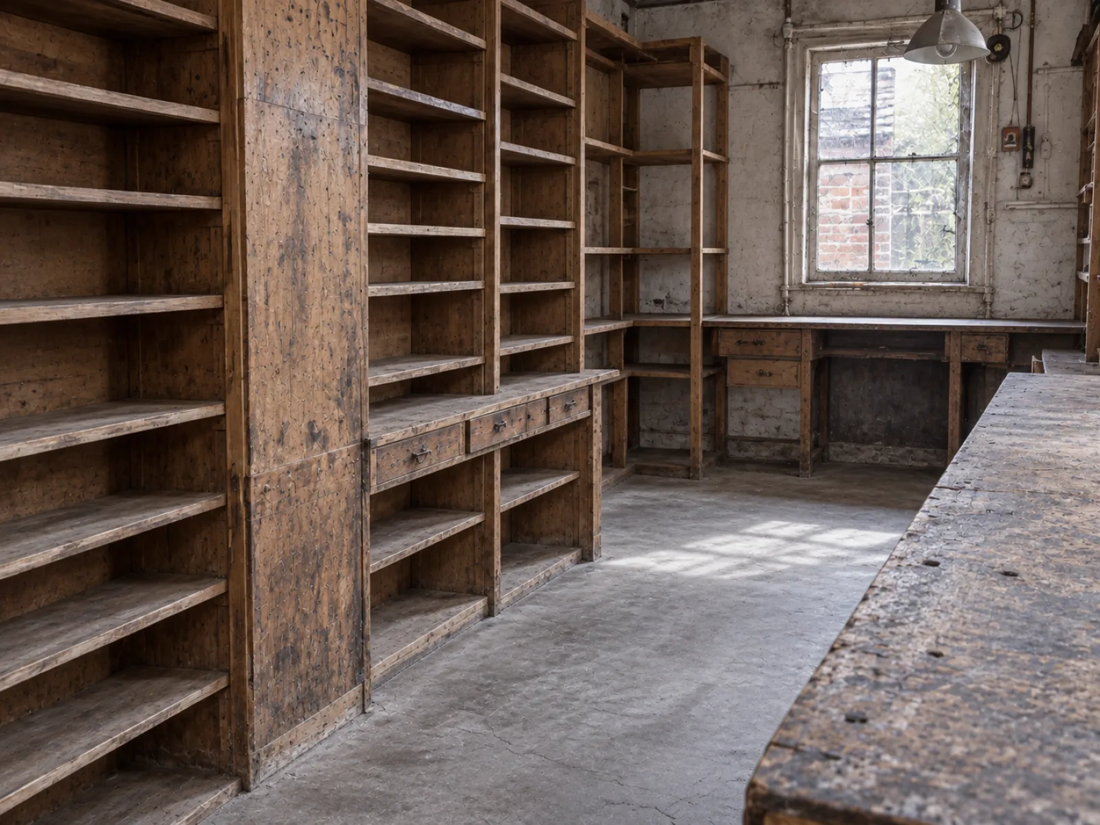 Na de oplevering — Werkplaats van een schoenmakerij overnemen in Izegem — AI-illustratie