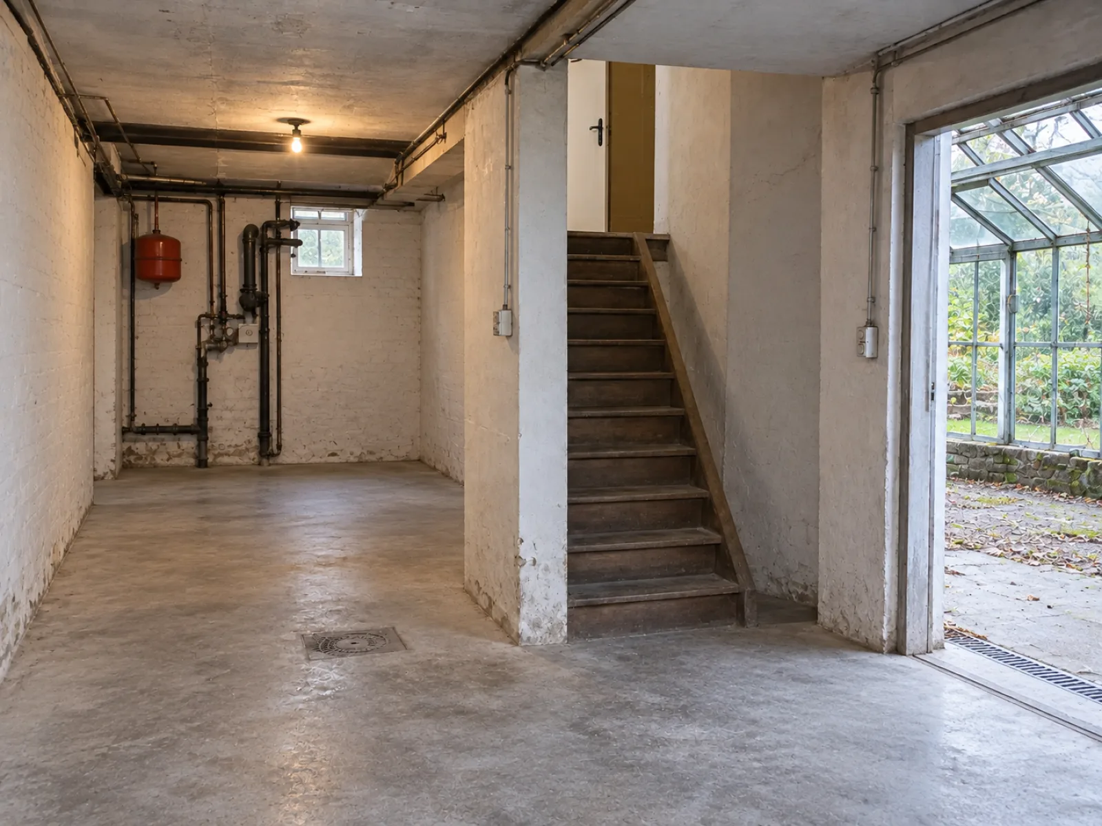 Villa met serre en dubbele kelder ontruimen in Ukkel — AI-illustratie